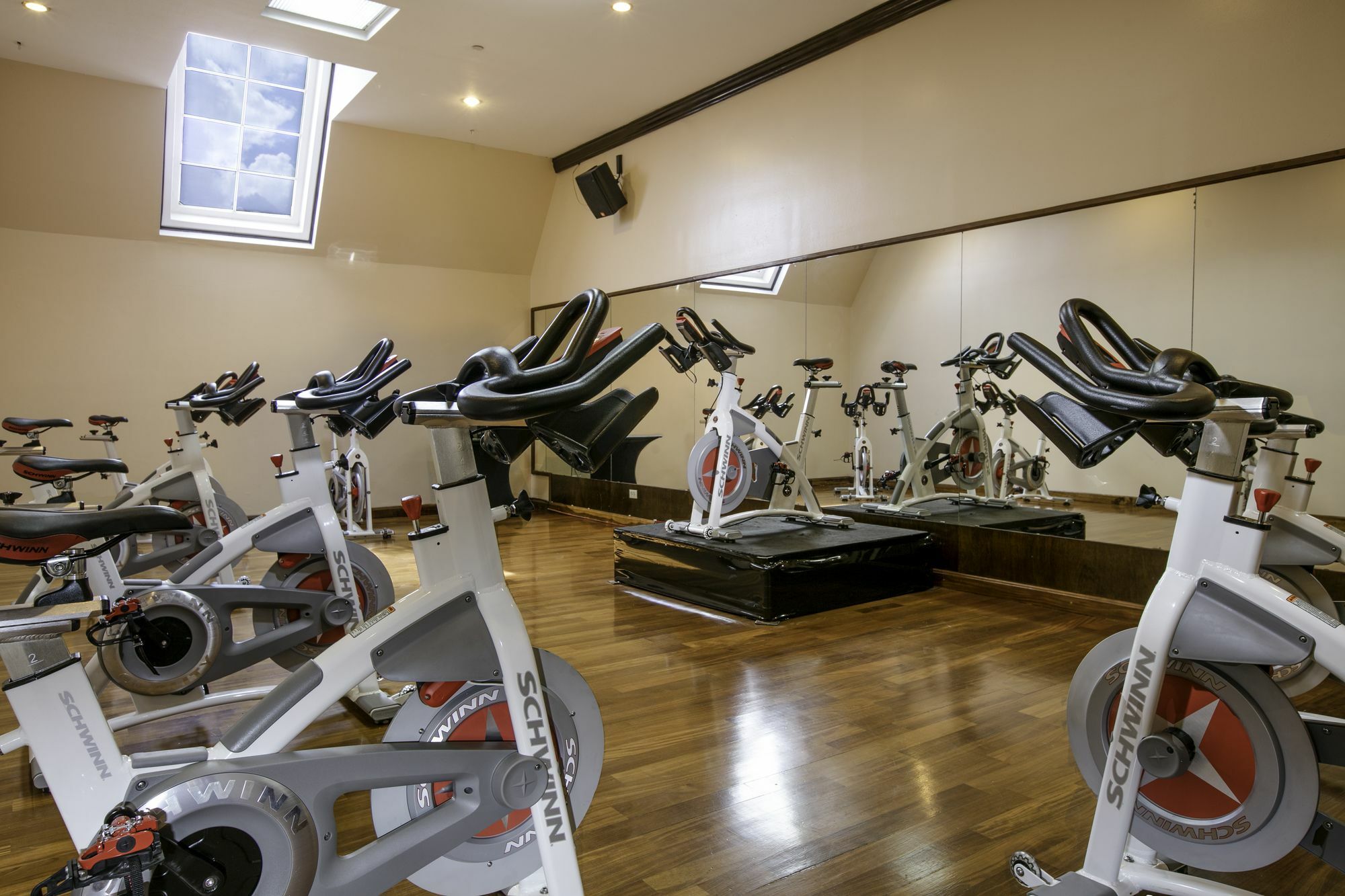 ホテル バルセロ サン サルヴァドル サンサルバドル エクステリア 写真 The gym at the hotel